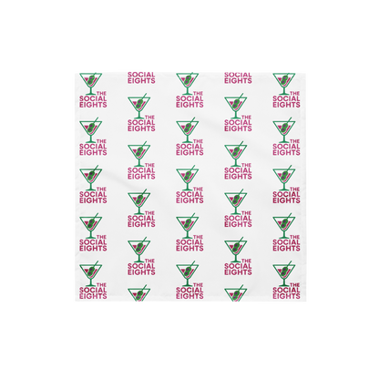 TS8 Green Martini Bandana - The Social Eights
