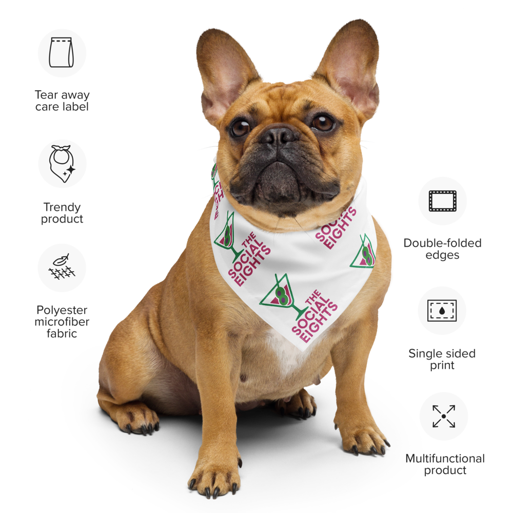 TS8 Green Martini Bandana - The Social Eights