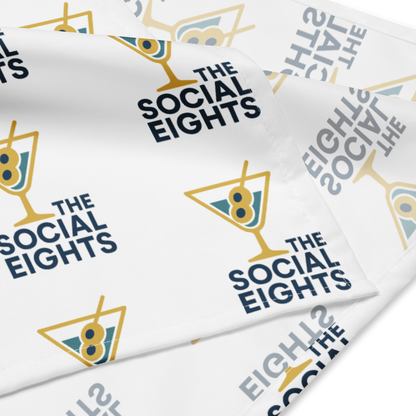 TS8 Gold Martini Bandana - The Social Eights