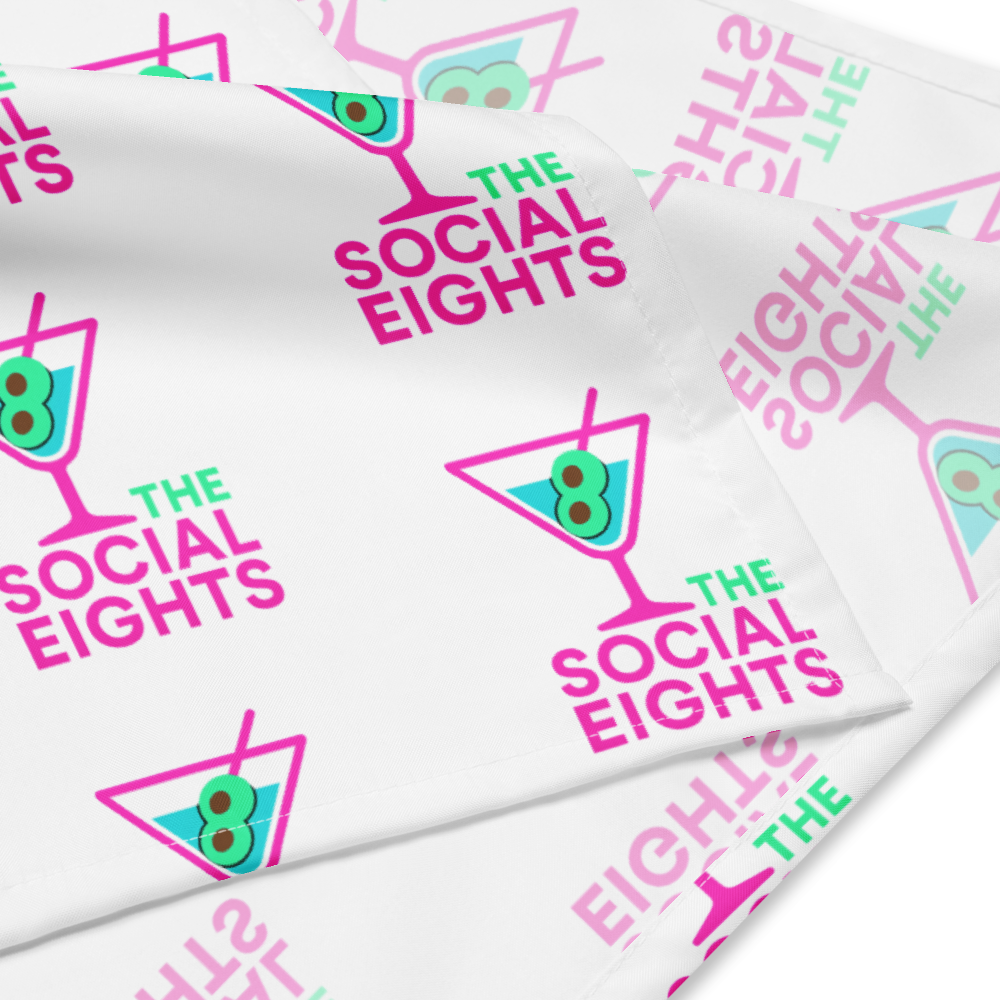 TS8 Pink Martini Bandana - The Social Eights