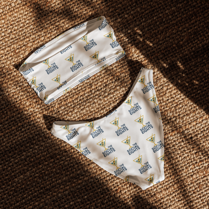 TS8 Gold Martini Bandeau Bikini - The Social Eights