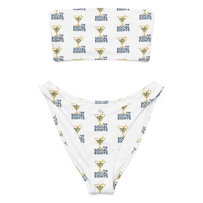 TS8 Gold Martini Bandeau Bikini - The Social Eights