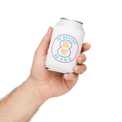 TS8 Be An 8 Badge Can Cooler - The Social Eights