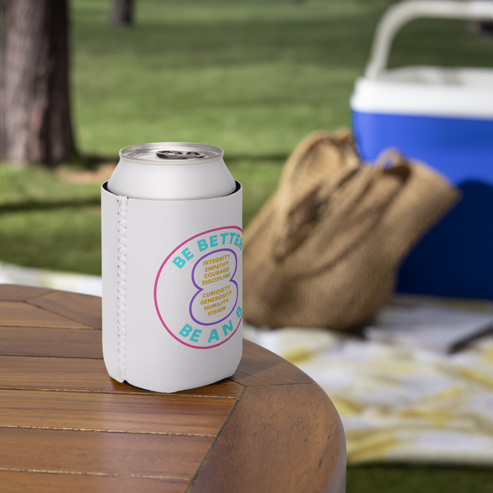 TS8 Be An 8 Badge Can Cooler - The Social Eights