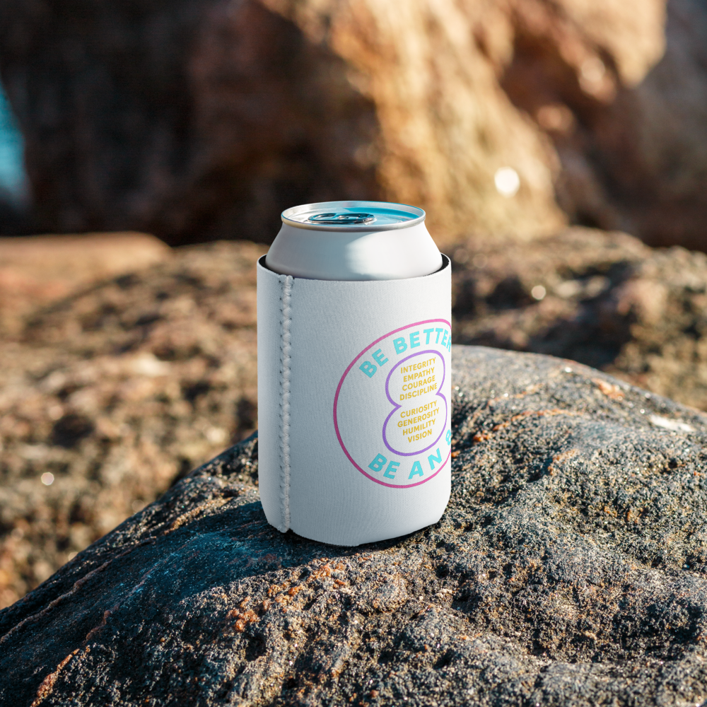 TS8 Be An 8 Badge Can Cooler - The Social Eights