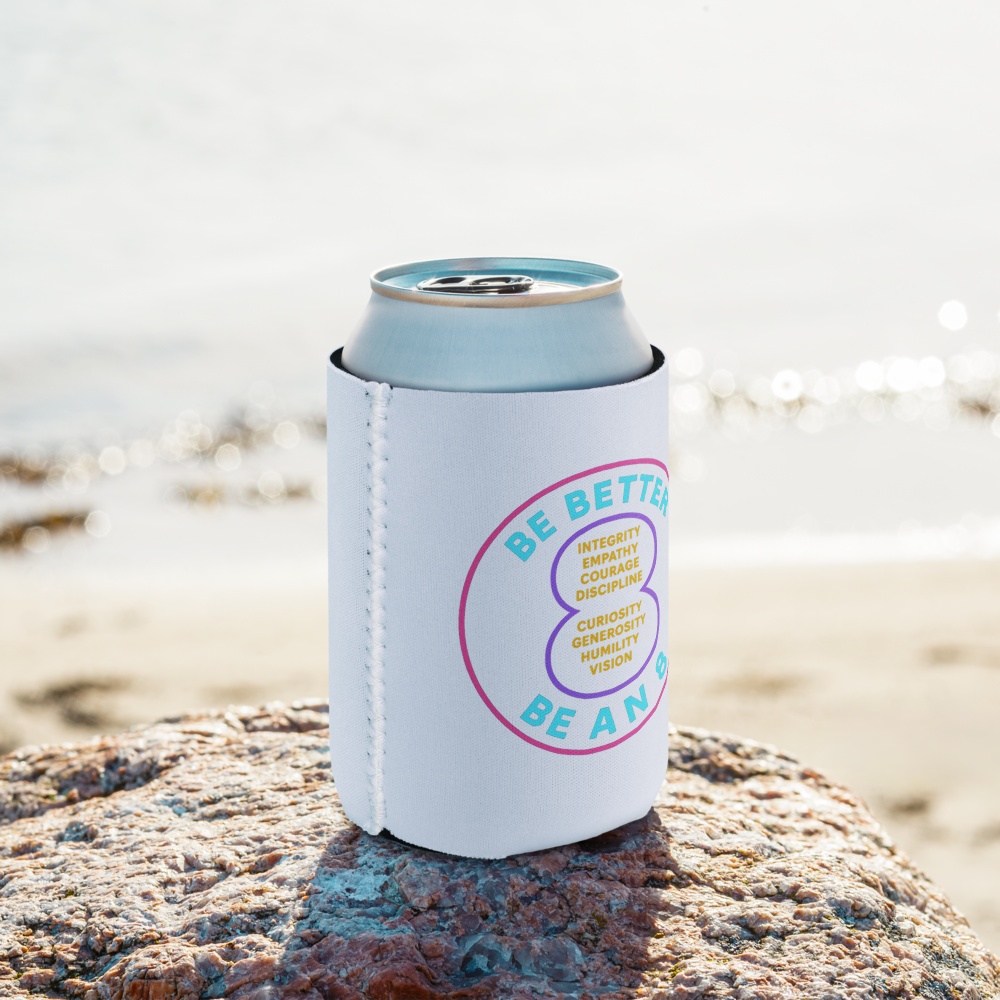 TS8 Be An 8 Badge Can Cooler - The Social Eights