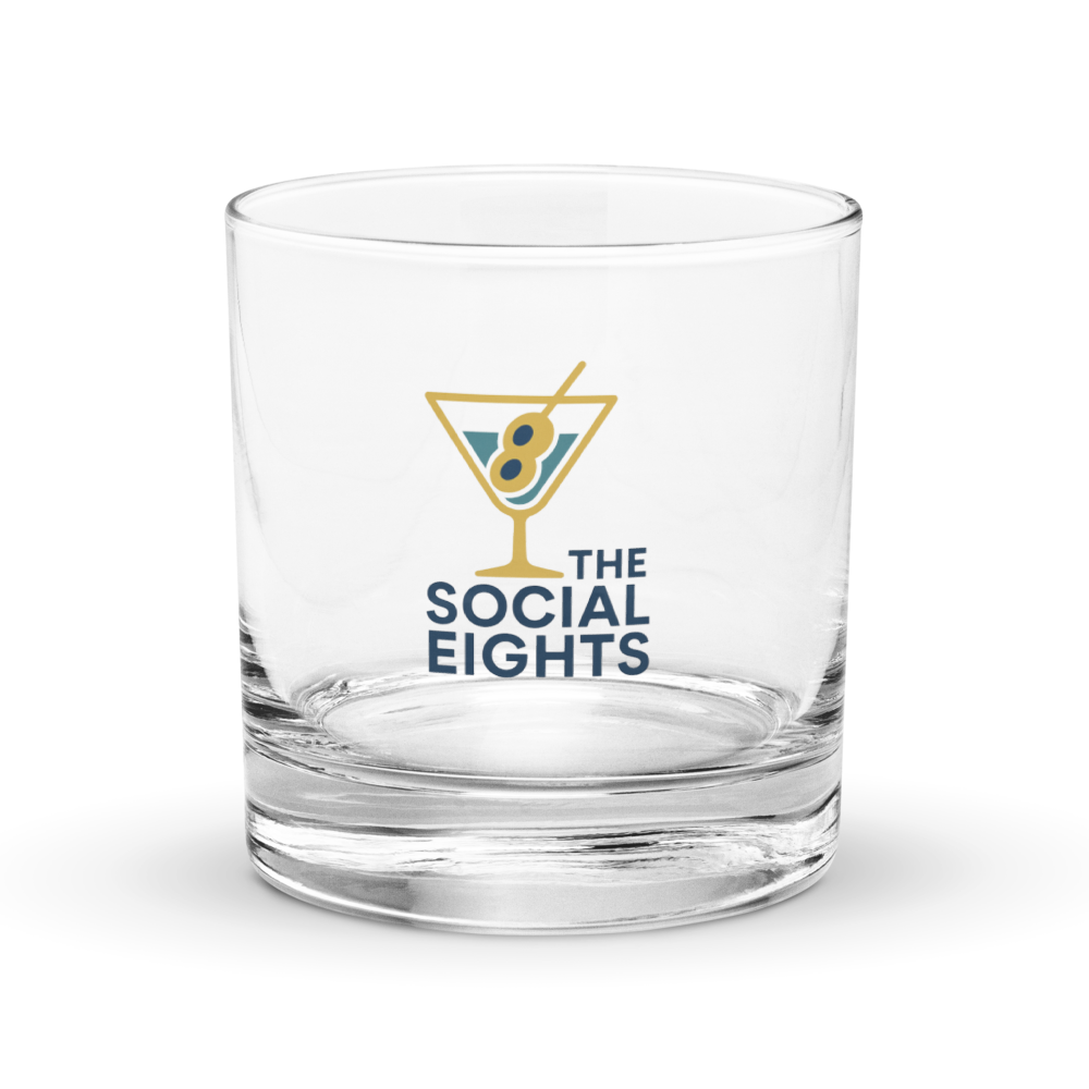TS8 Gold Martini Rocks Glass - The Social Eights