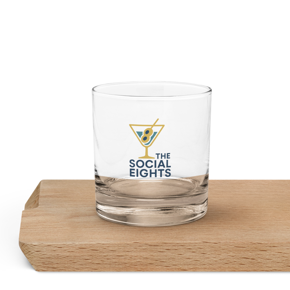 TS8 Gold Martini Rocks Glass - The Social Eights