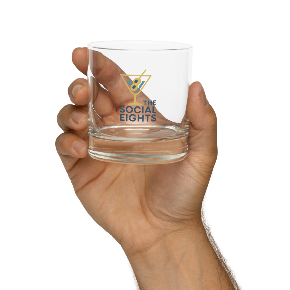 TS8 Gold Martini Rocks Glass - The Social Eights
