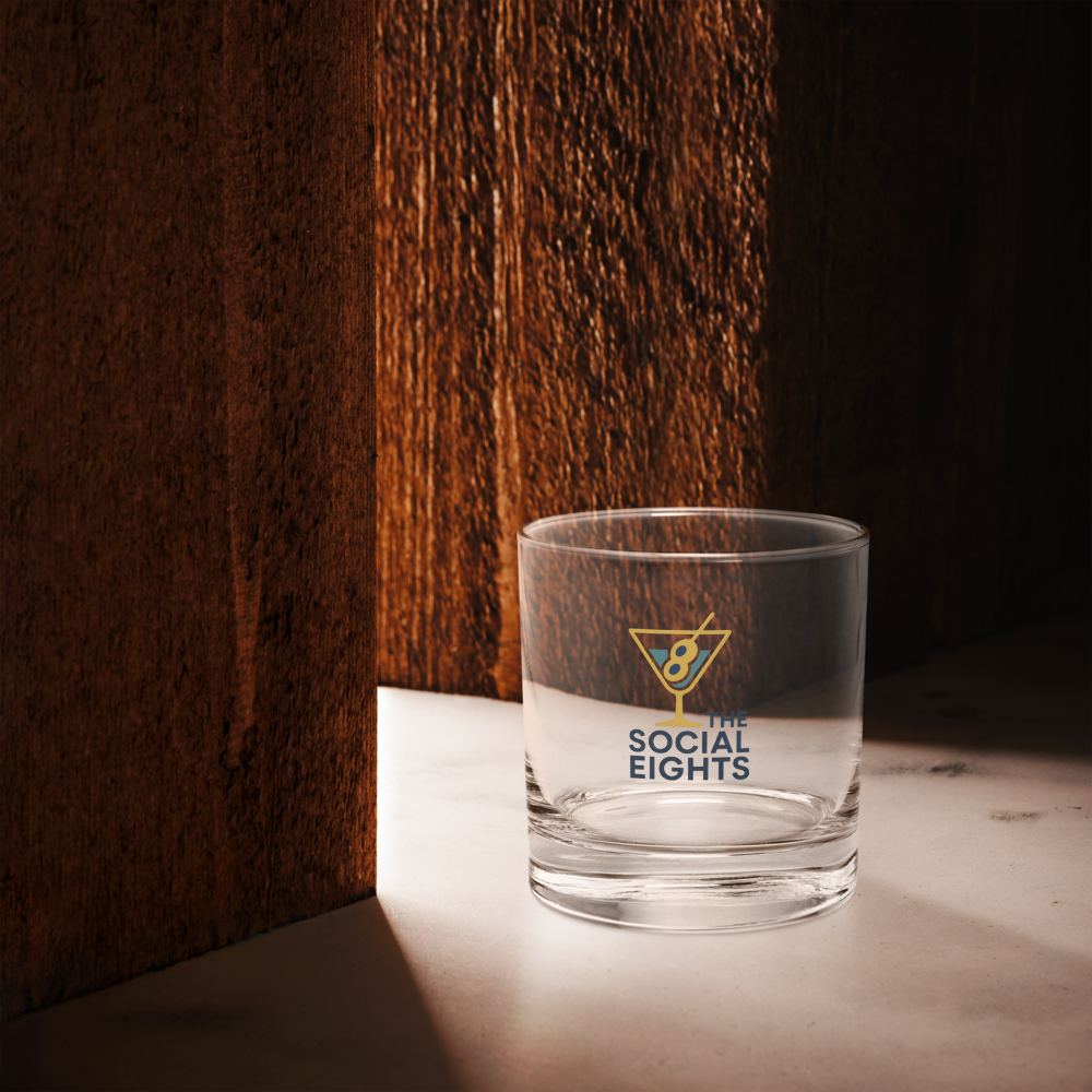 TS8 Gold Martini Rocks Glass - The Social Eights