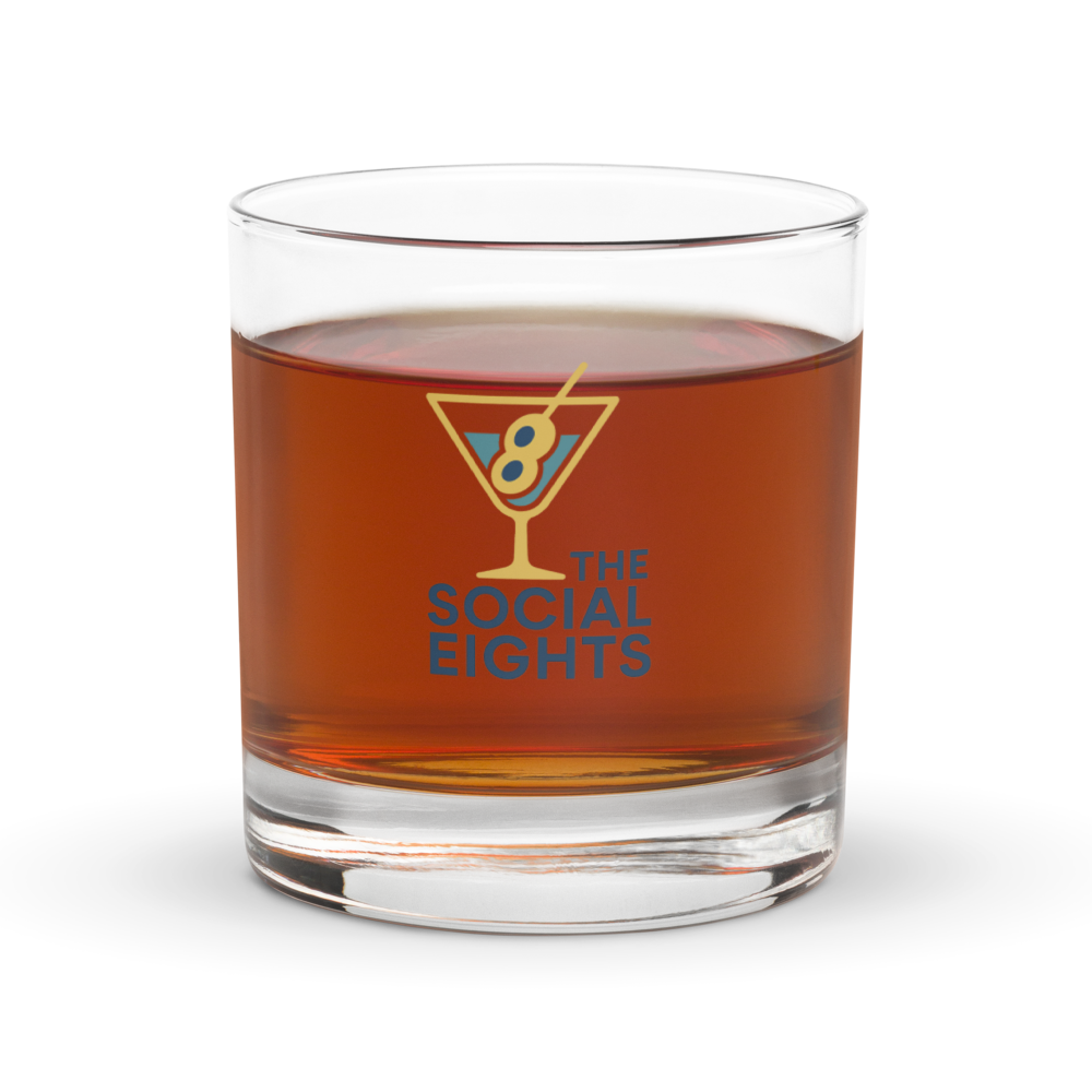 TS8 Gold Martini Rocks Glass - The Social Eights