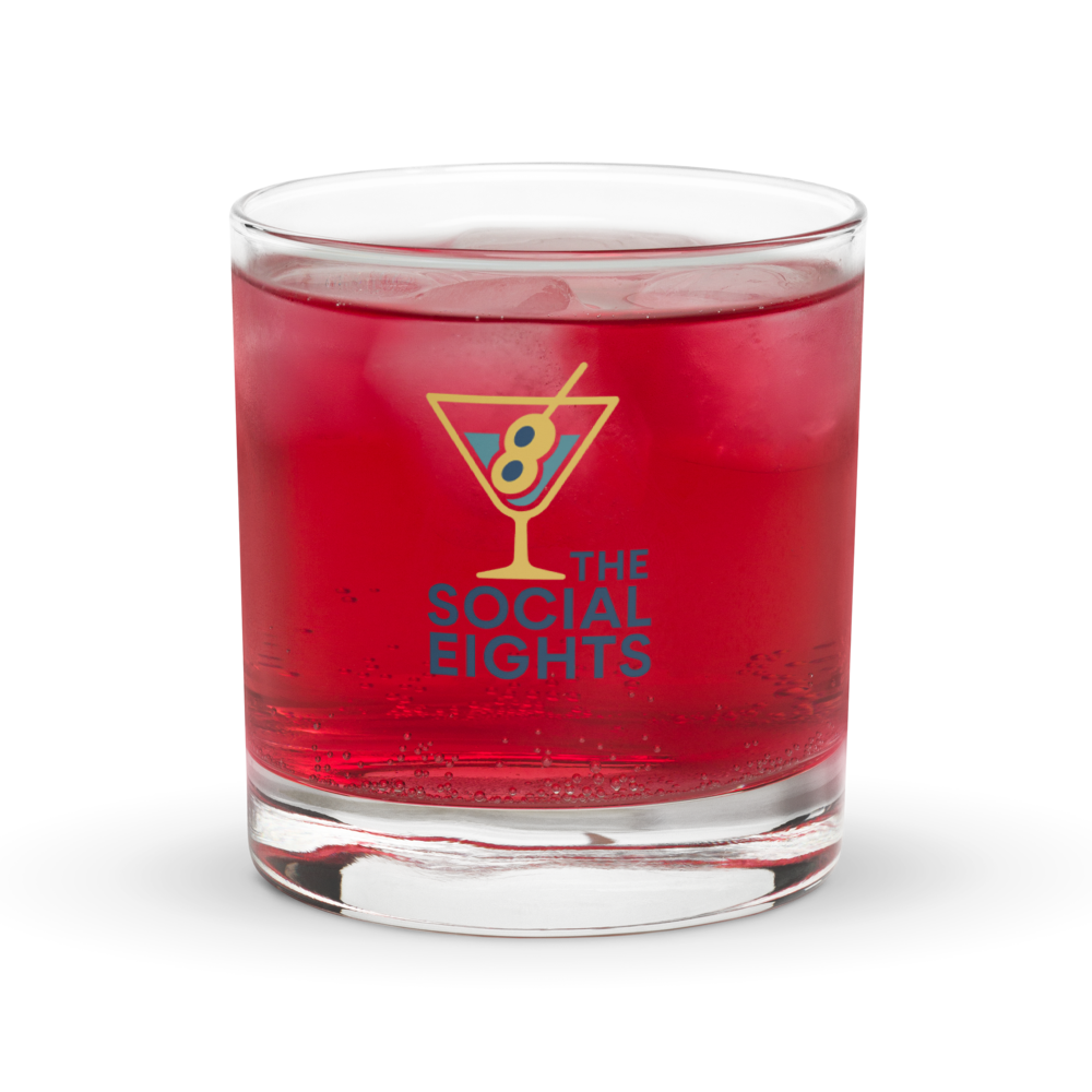 TS8 Gold Martini Rocks Glass - The Social Eights