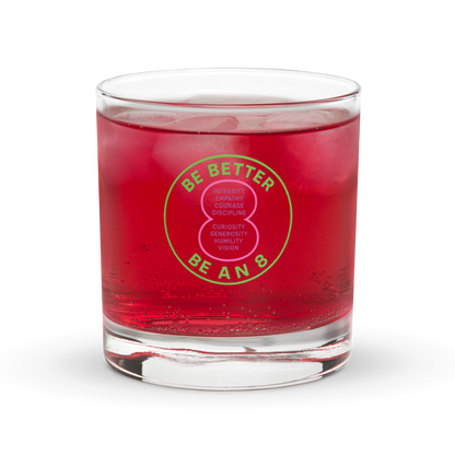 Lime BeAn8 Rocks Glass