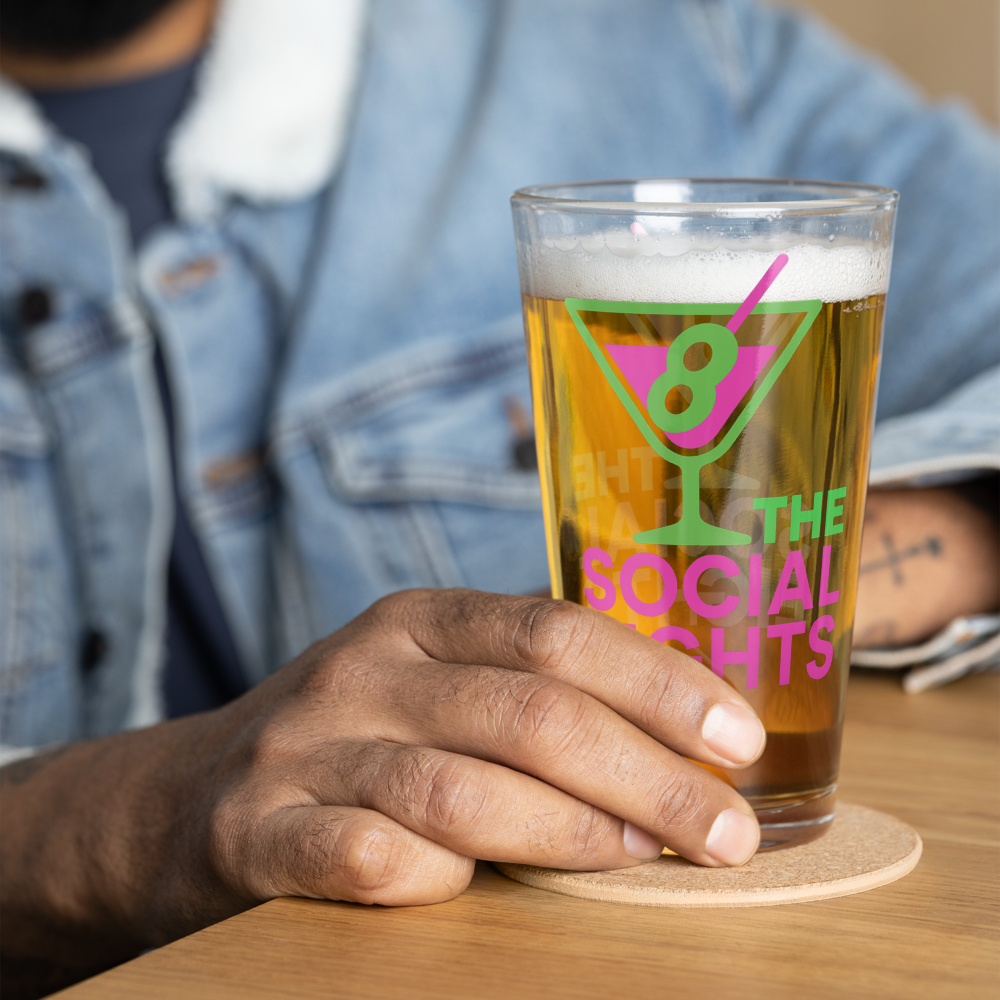 Lime BeAn8 Pint Glass